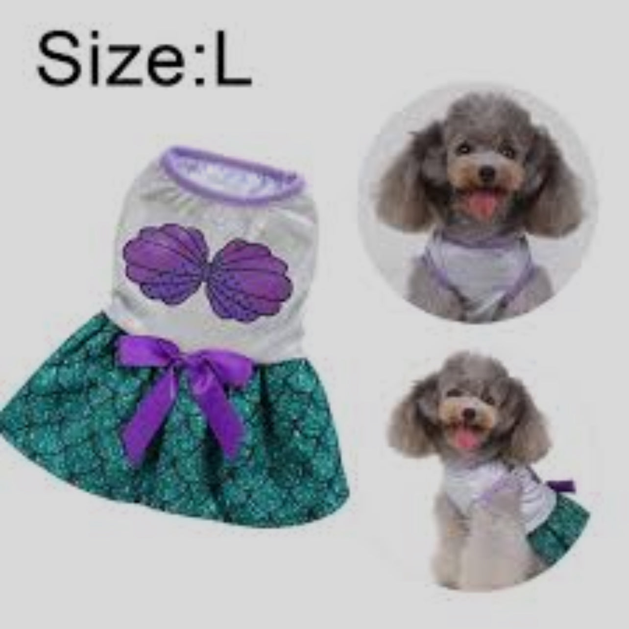 Mermaids Pet costume