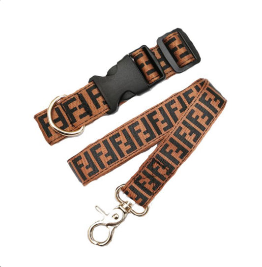 dog leash Collar fendi