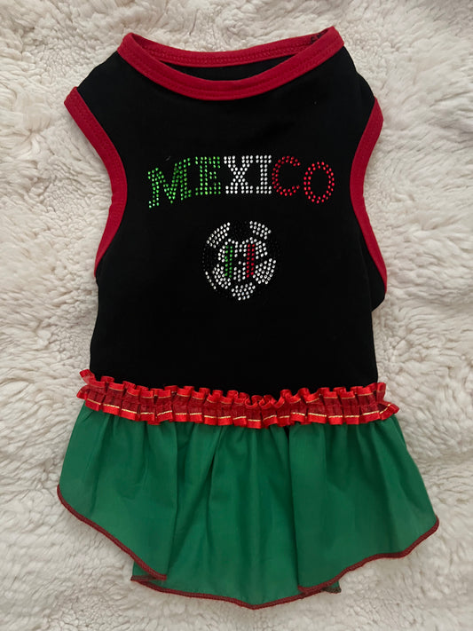 Short Sleeve Mexico Dress